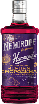 Настойка Немирофф сладкая черная смородина