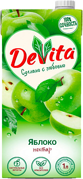 Нектар DeVita яблочный 