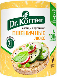 Хлебцы Dr.Korner хрустящие Пшеничные Люкс