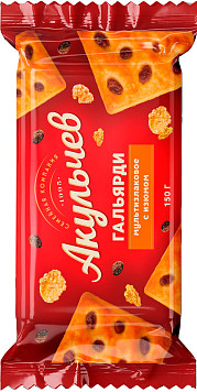 Слойка Акульчев Гальярди мультизлаковое с изюмом