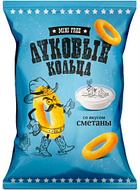 Кольца луковые МиниФри со вкусом сметаны