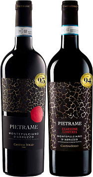 Вино Пьетраме Монтепульчано Д`Абруццо Эдиционе Лимитата красное полусухое