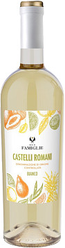 Вино Дуэ Фамилье Кастелли Романи белое полусухое