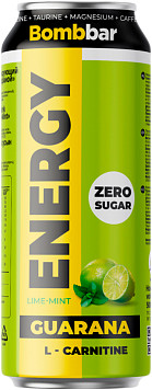 Тонизирующий напиток Bombbar Energy лайм мята