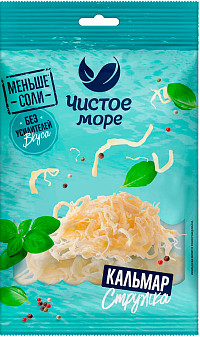 Кальмар Чистое море сушеный стружка 