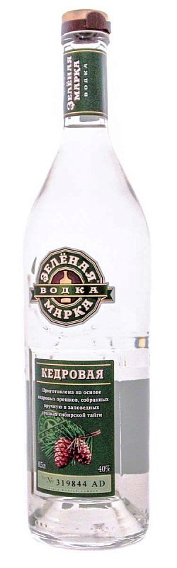 Водка особая Зеленая Марка Кедровая