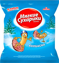 Мягкие сухарики Колбаска