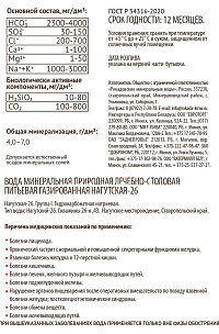 Вода минеральная Рокада газированная