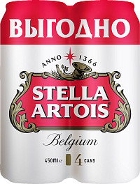 Пиво Стелла Артуа светлое ж/б стяжка
