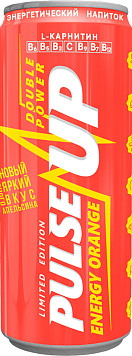 Энергетический напиток Пульсап Энергия Апельсин ж/б