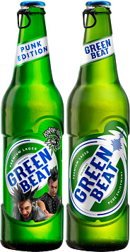 Пиво Гринбит светлое пастеризованное ст