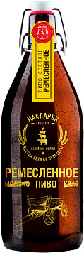 Пиво Ремесленное светлое нефильтрованное пастеризованное ст