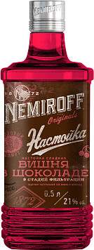 Настойка сладкая Немирофф Вишня в шоколаде