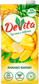 Нектар DeVita ананас банан