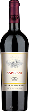 Вино Саперави Оригинальное красное полусладкое