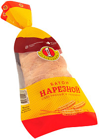 Батон Первый ХК нарезной нарезка