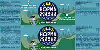 Вода Норма Жизни газированная