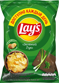 Чипсы Лэйс Зеленый Лук