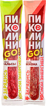 Колбаска Пиколини со вкусом сальсы/бекона