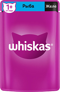 Корм Вискас Желе с рыбой