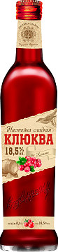 Настойка Русская мозаика клюква на коньяке сладкая