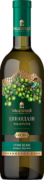 Вино Muzaradi Цинандали белое сухое