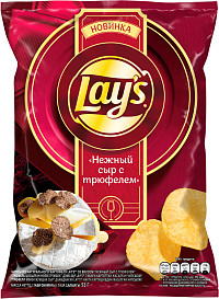 Чипсы Лэйс Нежный сыр с трюфелем