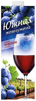 Вино Южная Жемчужина красное сухое