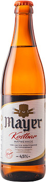 Пиво Mayer Kostbar фирменное светлое фильтрованное пастеризованное ст