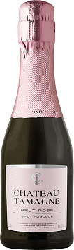 Вино игристое Российское Шато Тамань розовое брют