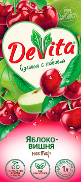 Нектар DeVita яблоко вишня