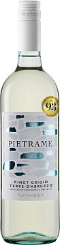 Вино Пьетраме Пино Гриджо Терре Д`Абруццо белое сухое