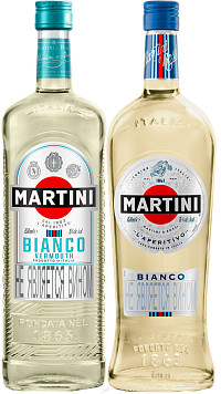 Напиток ароматизированный виноградосодержащий Мартини Бьянко белый сладкий