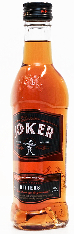 Настойка горькая Золотой Джокер