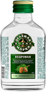 Водка особая Зеленая Марка Кедровая