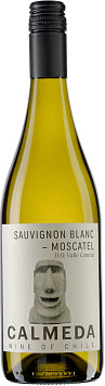 Вино Калмеда Совиньон Блан Москатель белое сухое