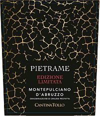 Вино Пьетраме Монтепульчано Д`Абруццо Эдиционе Лимитата красное полусухое