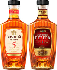 Коньяк Золотой Резерв 5 лет