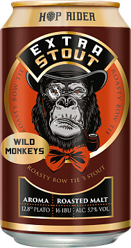 Пиво Хоп Райдер Экстра Стаут темное фильтрованное пастеризованное ж/б