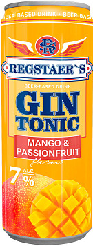 Напиток пивной Регстаерс джин тоник манго маракуйя