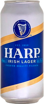 Пиво Харп Айриш Лагер светлое фильтрованное пастеризованное ж/б