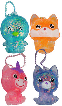 Сквиш Спарклики с блестками