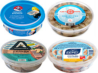 Сельдь филе кусочки слабосоленая в масле