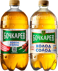 Пиво Бочкарев Холод и Солод светлое пастеризованное
