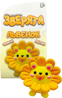 Пластилин воздушный Зверята