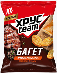 Сухарики Хрустим Багет Телятина со специями