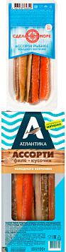 Филе Горбуши и Сельди х/к