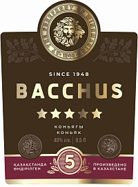Коньяк Бахус 5 лет