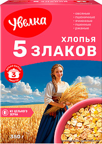 Хлопья Увелка 5 злаков