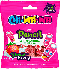 Мармелад Chi-wa-wa клубника кислый